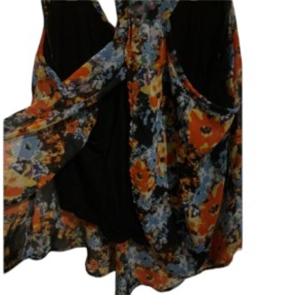 MULTICOLOR FLORAL TOP - Picture 3 of 3